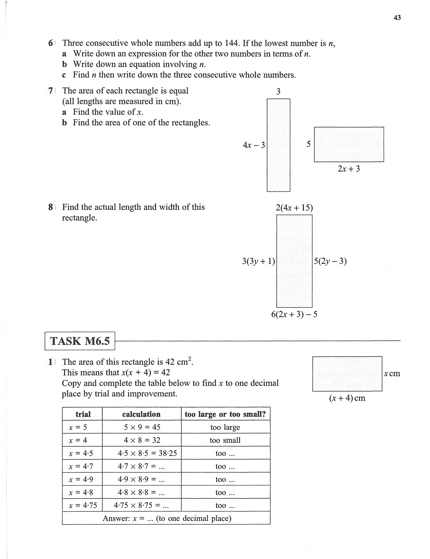 Essential Mathematics for GCSE - Higher - Homework Book